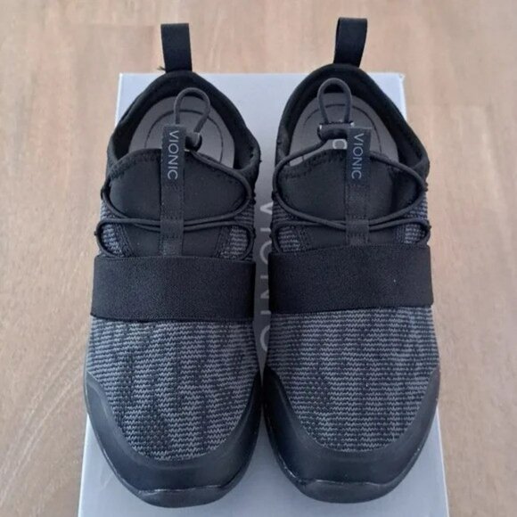 Vionic Alaina - Women's Active Supportive Sneaker - Color: Black - Size: 7.5 - Picture 2 of 9